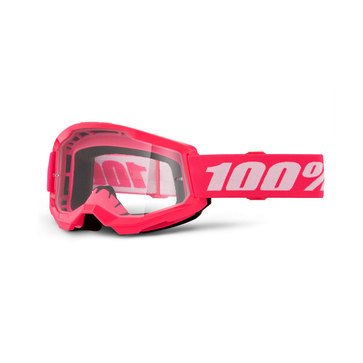 100% Strata 2 Goggles Neon Pink