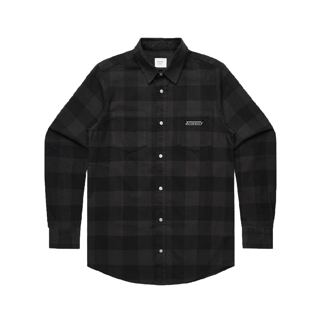 20Twenty Flannel Shirt Black/Grey