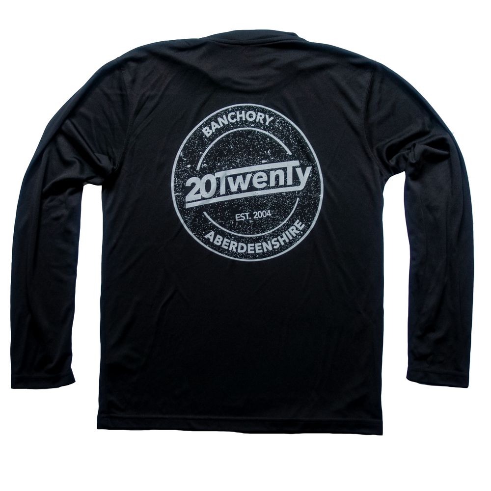 20Twenty Stamped Banchory Aberdeenshire Mountain Bike Race Shirt Black Back