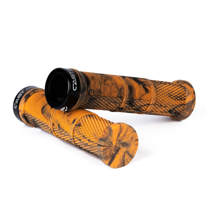 Cast Bamba Mountain Bike Grips Black/Orange