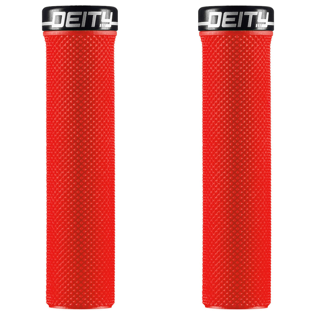 Deity Slimfit Mountain Bike Grips Red