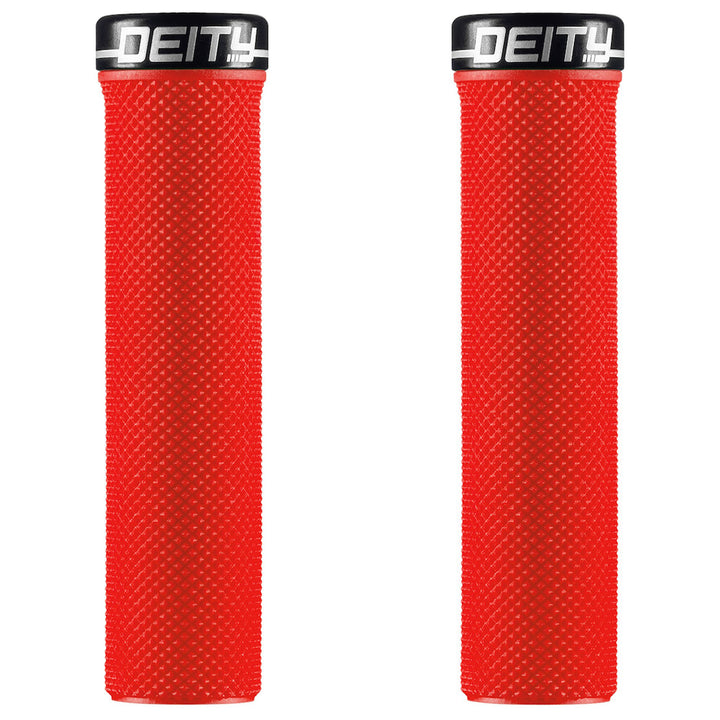 Deity Slimfit Mountain Bike Grips Red