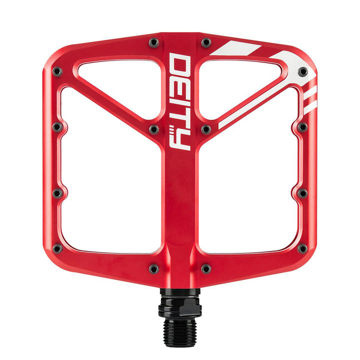 Deity Supervillain Mountain Bike Pedals Red