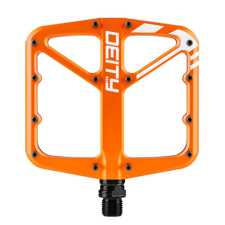 Deity Supervillain Mountain Bike Pedals Orange