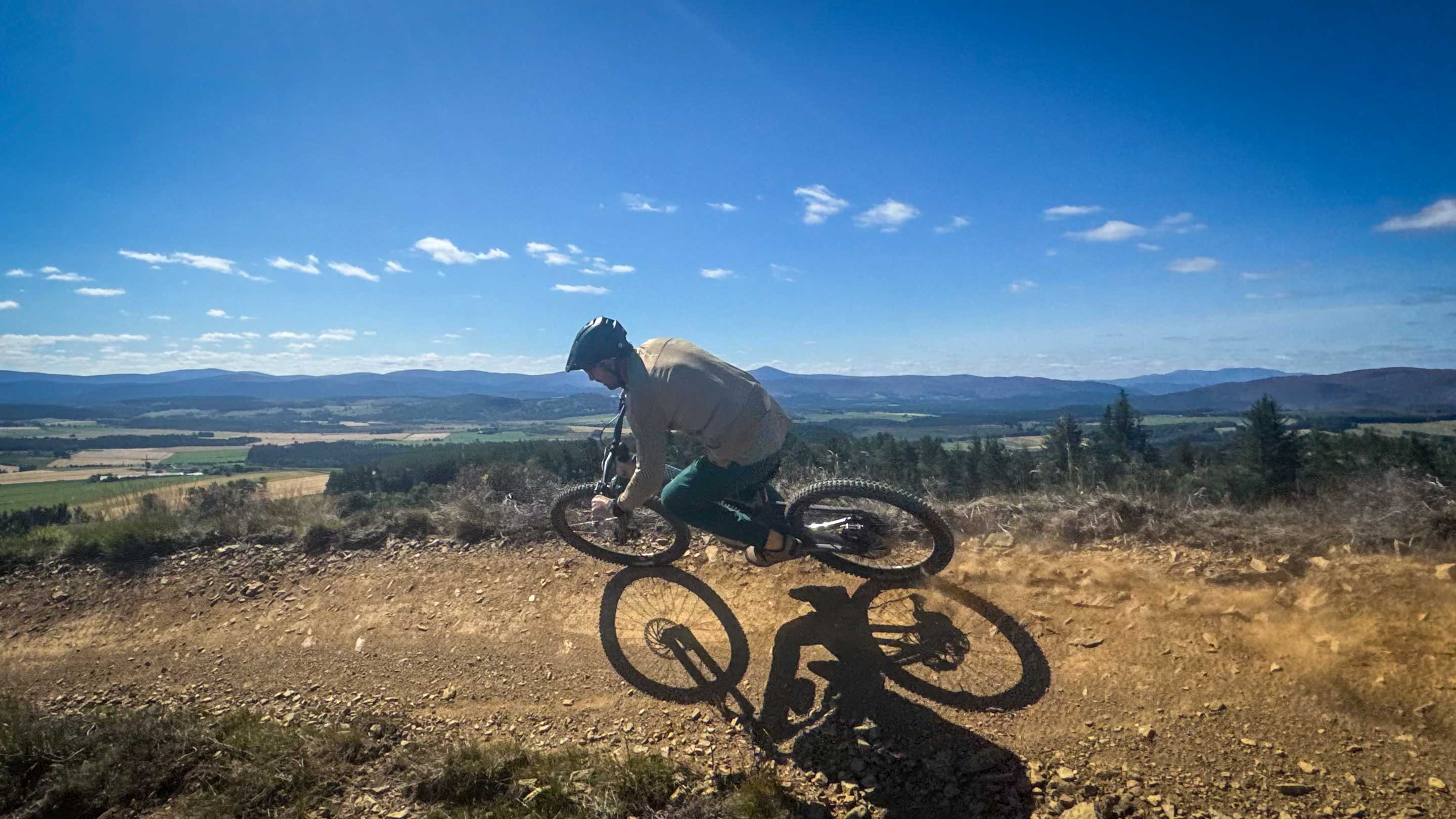 Deviate Kurgan eMTB at Tarland Trails
