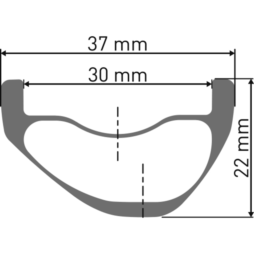 DT Swiss EXC 330 Carbon Enduro Rim Dimensions
