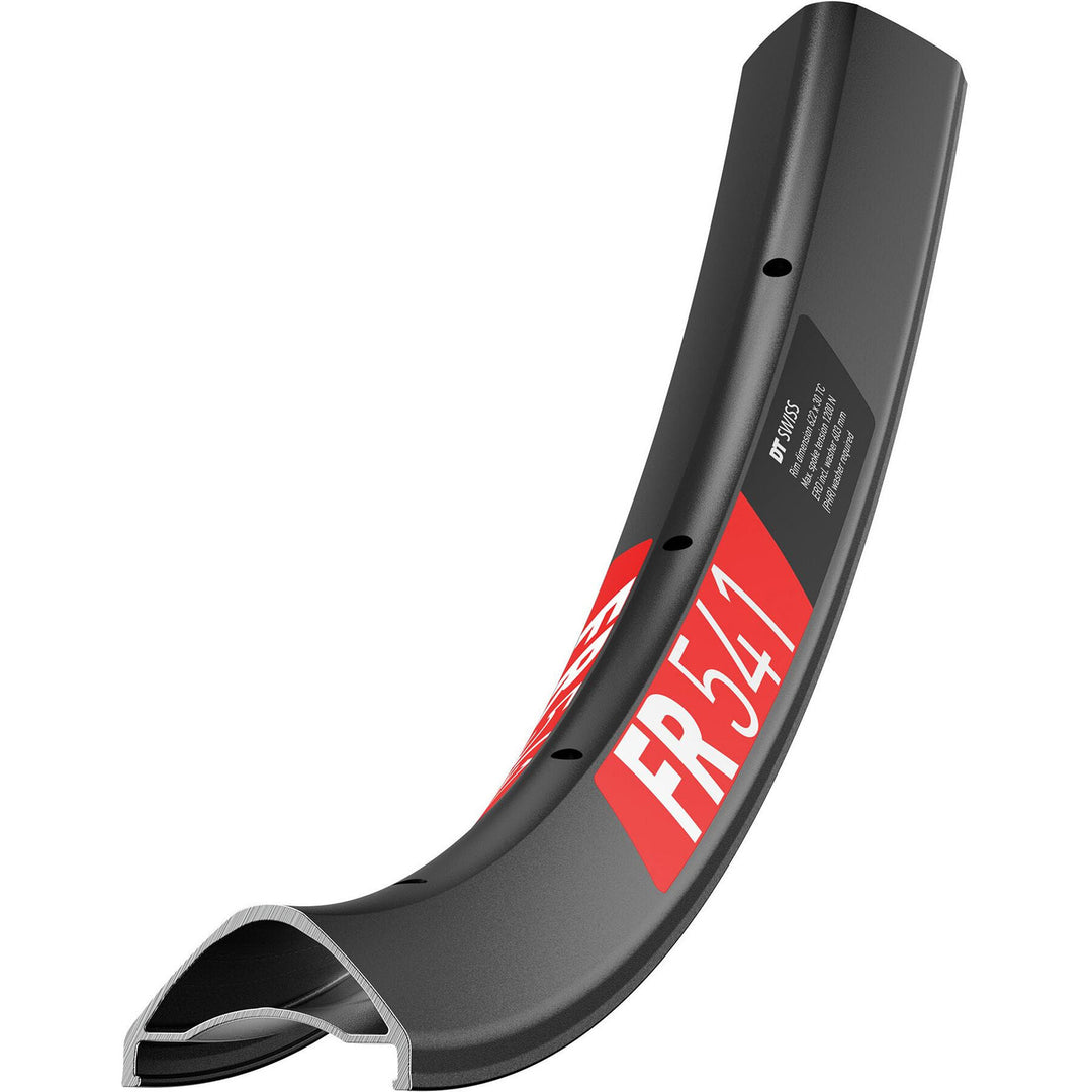 DT Swiss FR 541 Rim Black Mountain Bike Rim Cross Section