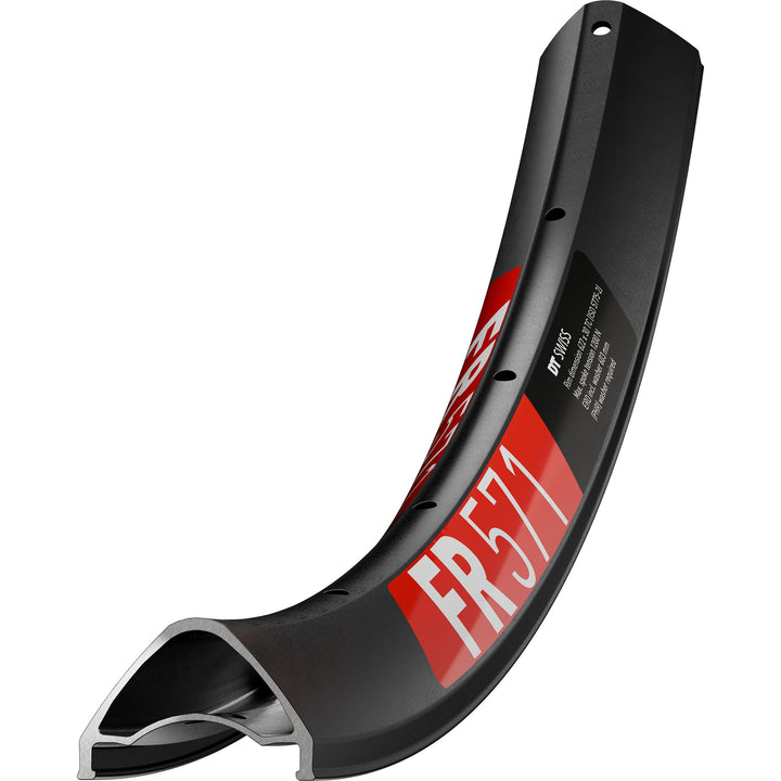 DT Swiss FR 571 Rim Black Cross-Section