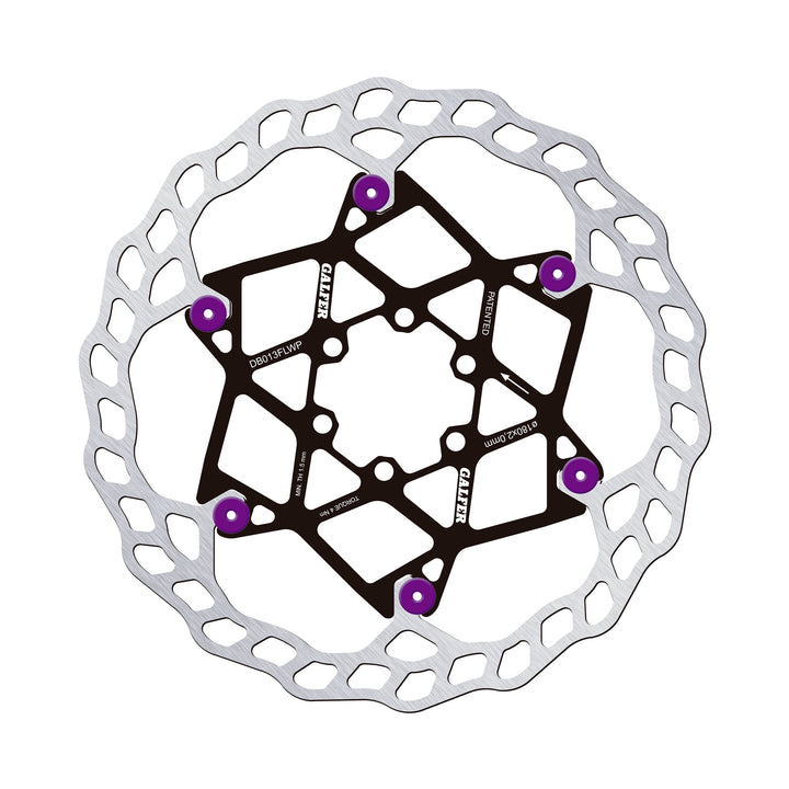 Galfer Floating Brake Disc Rotor 180mm Purple