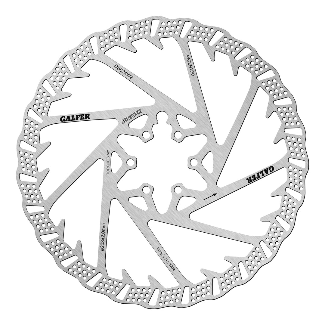 Galfer Shark Brake Disc Rotor 203mm