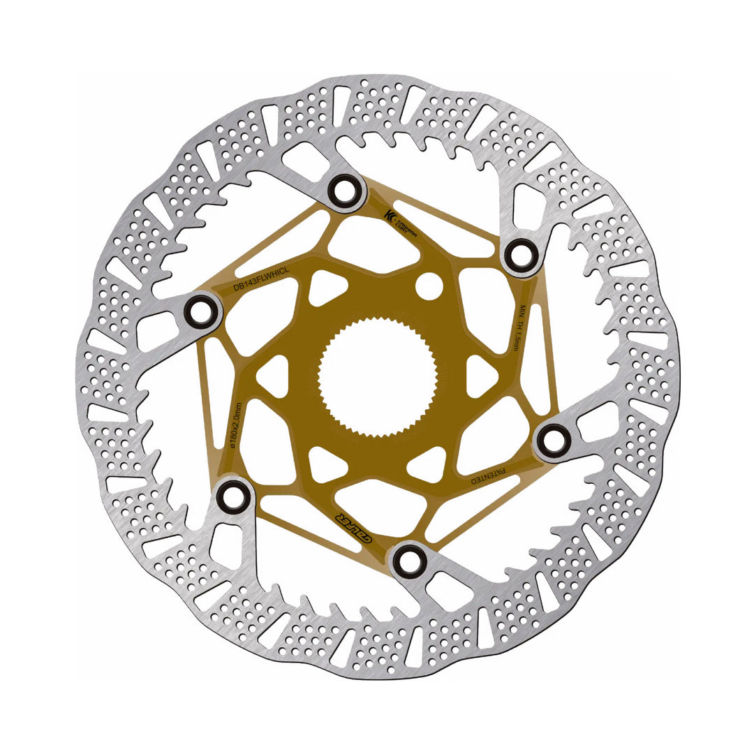 Galfer Wave Evo Centre Lock Brake Disc 180mm Kashima Gold