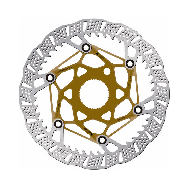 Galfer Wave Evo Centre Lock Brake Disc 180mm Kashima Gold