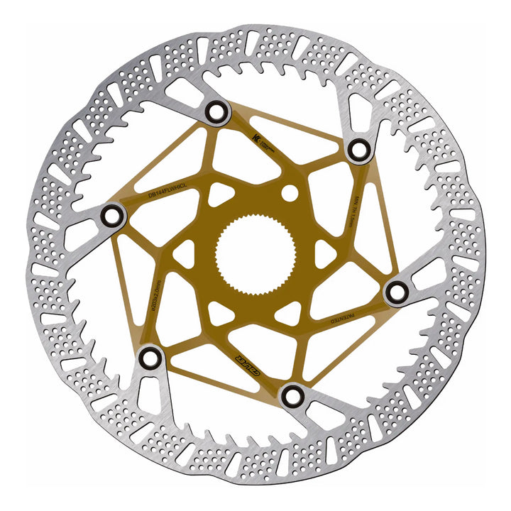 Galfer Wave Evo Centre Lock Brake Disc 203mm Kashima Gold