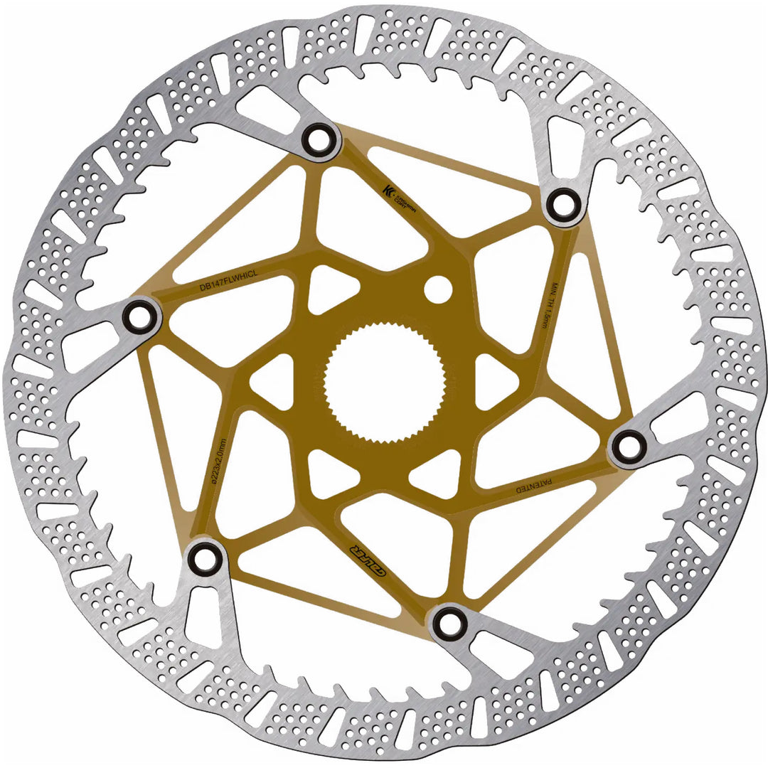 Galfer Wave Evo Centre Lock Brake Disc 223mm Kashima Gold