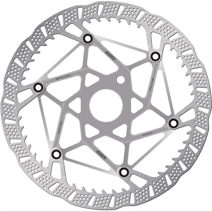 Galfer Wave Evo Centre Lock Brake Disc 223mm Raw Silver
