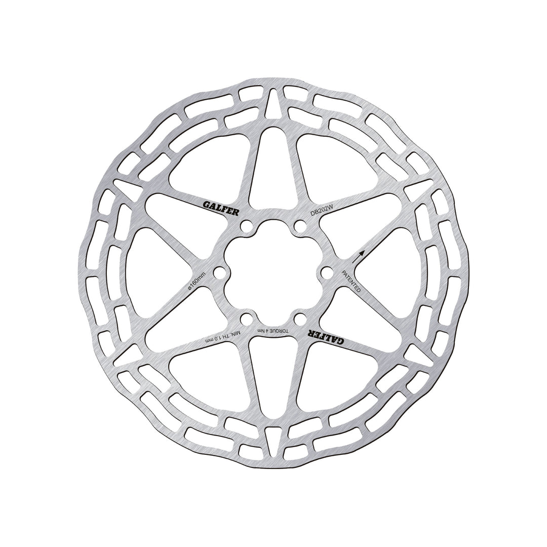 Galfer Wave Trials 6 Bolt Brake Disc Rotor