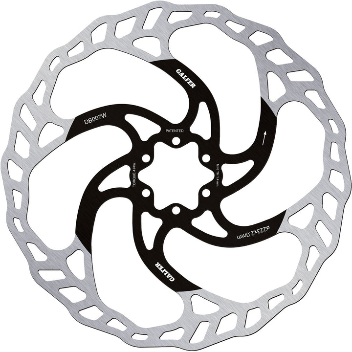 Galfer Wave Brake Disc Rotor 203mm 6 Bolt