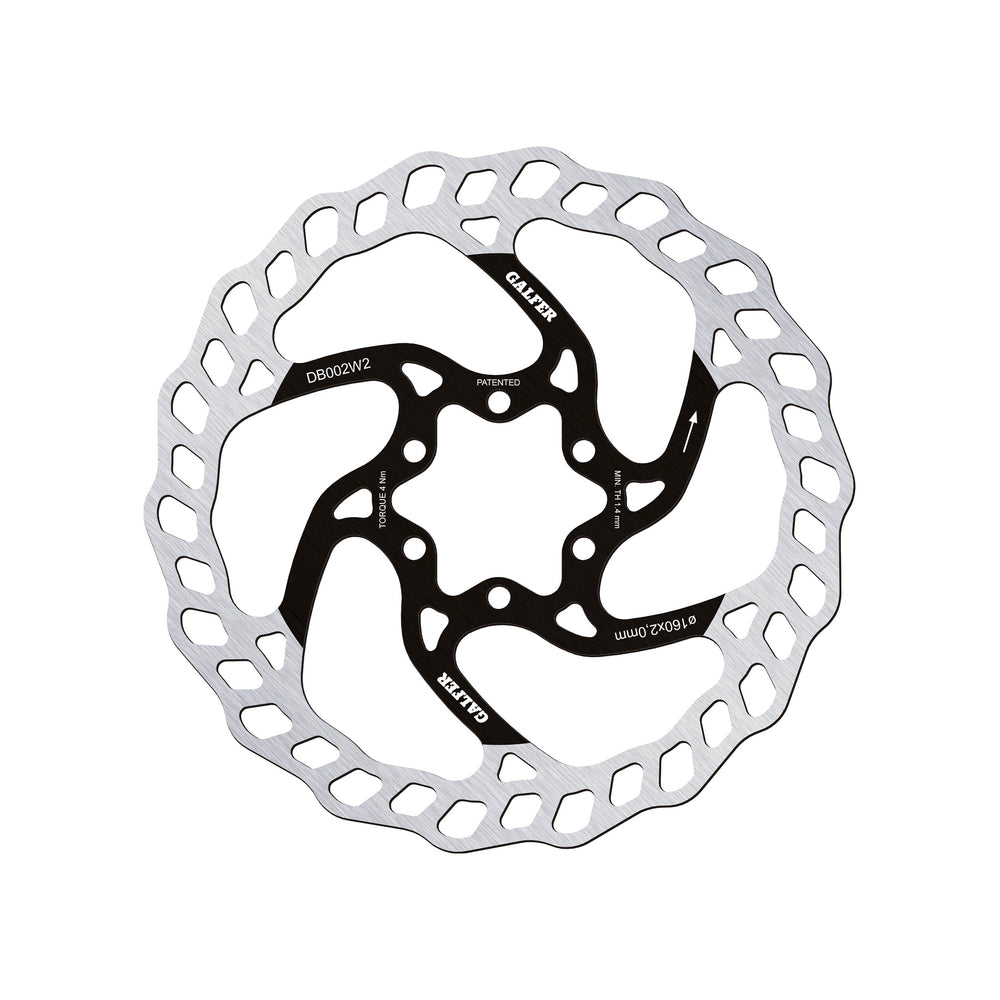 Galfer Wave Brake Disc Rotor 160mm