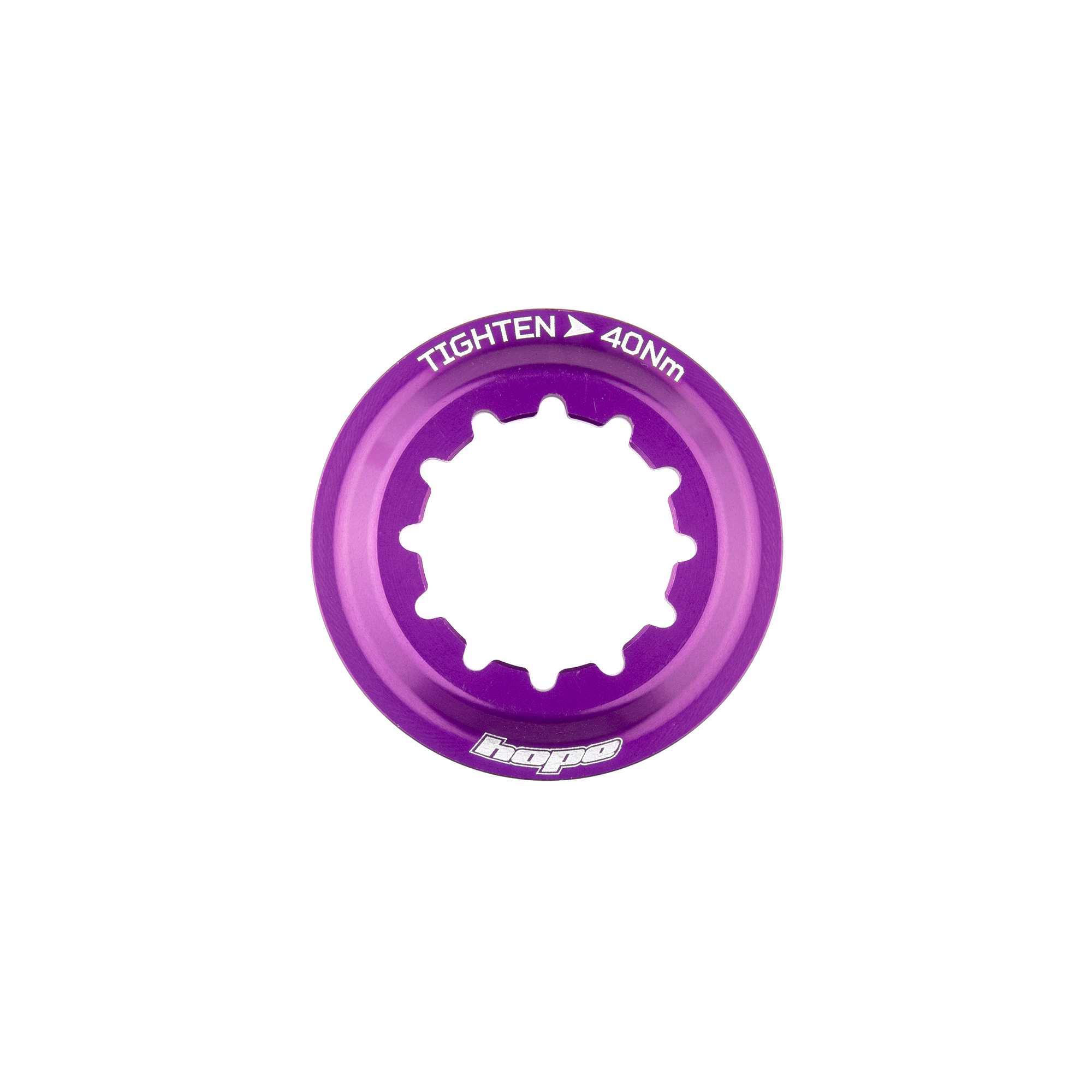 Hope Centrelock Disc Lockring Purple