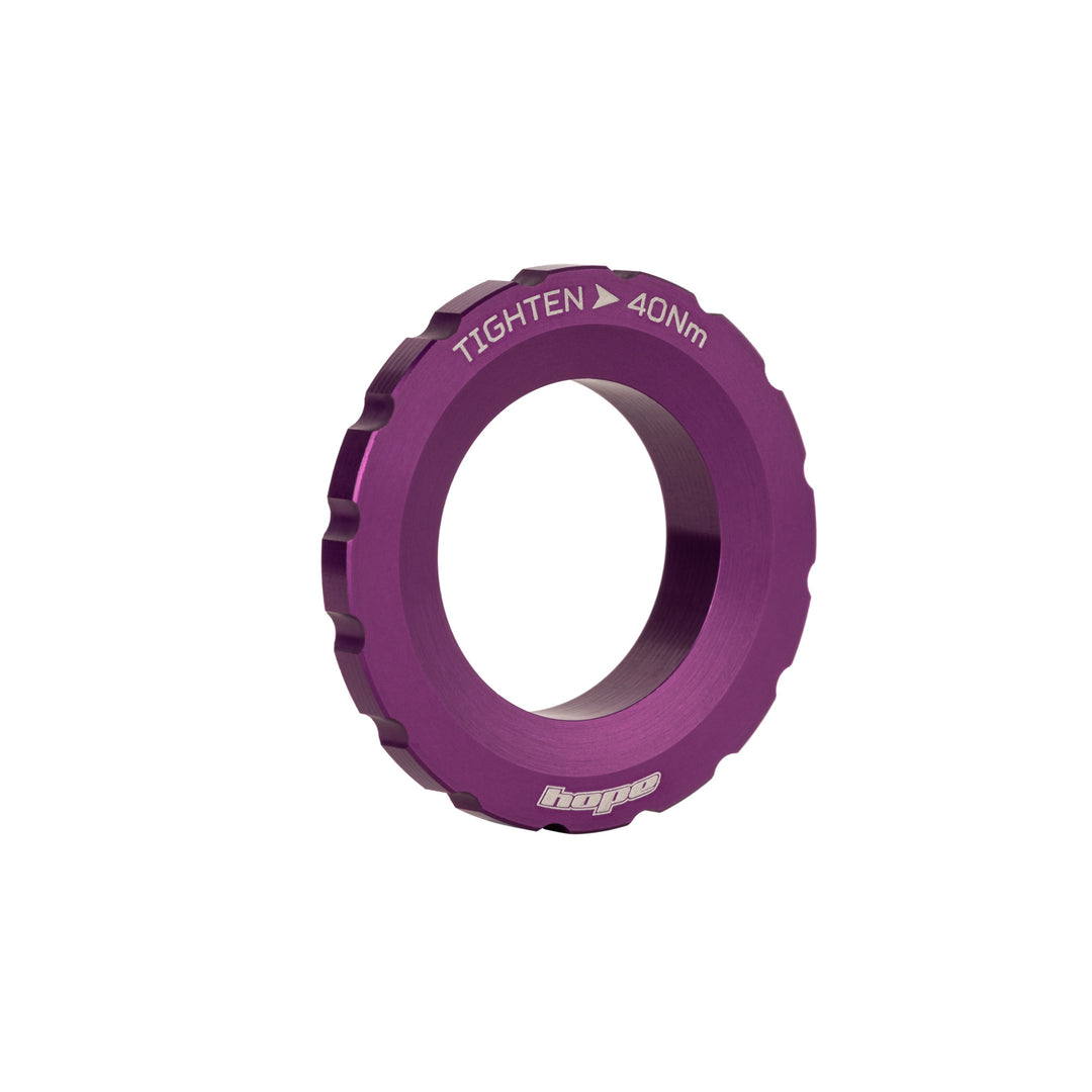 Hope Centrelock Disc Lockring External Purple