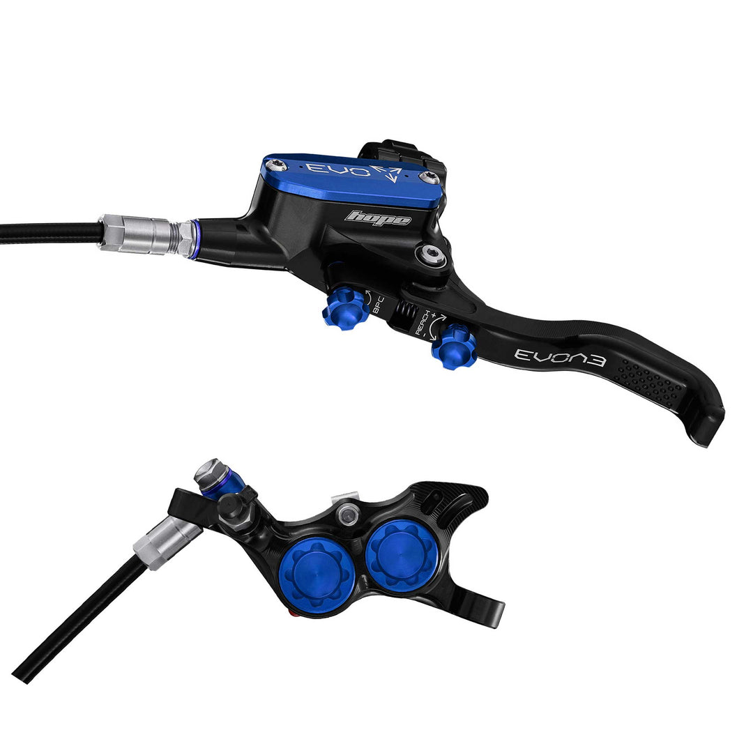 Hope EVO TR4 Mountain Bike Disc Brake Black and Blue