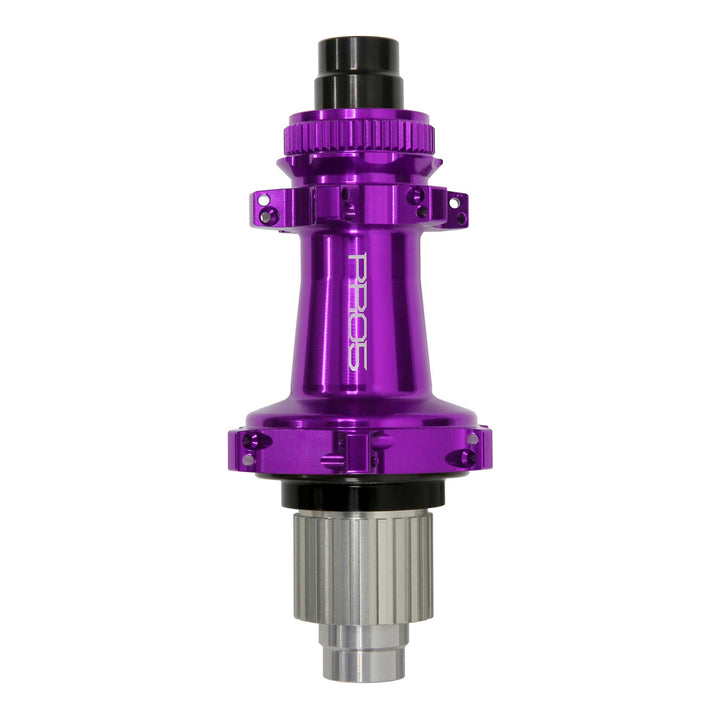Hope Pro 5 Rear Centrelock Straight Pull Road Bike Hub Purple with Shimano MS Freehub