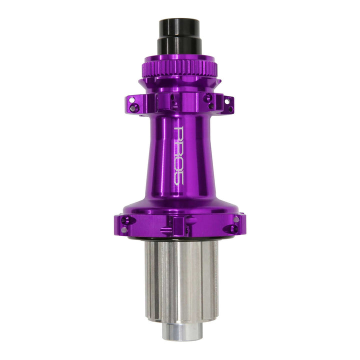 Hope Pro 5 Rear Centrelock Straight Pull Road Bike Hub Purple with Shimano HG Steel Freehub