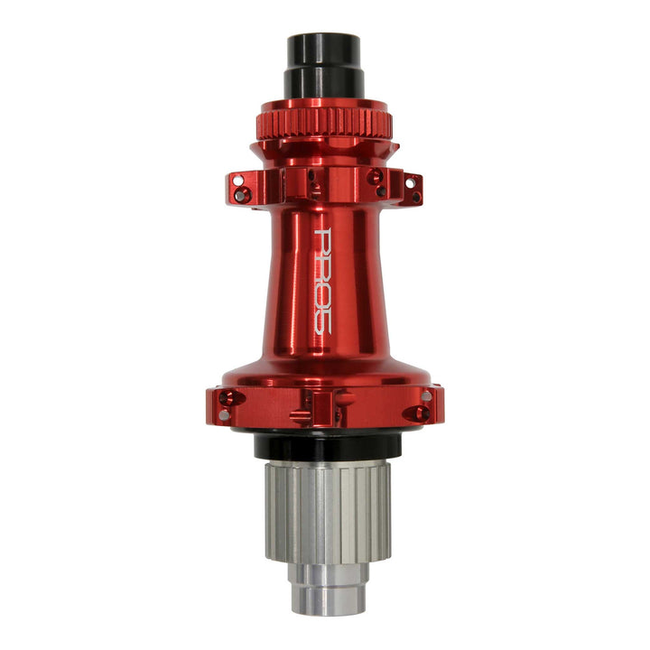 Hope Pro 5 Rear Centrelock Straight Pull Road Bike Hub Red with Shimano MS Freehub