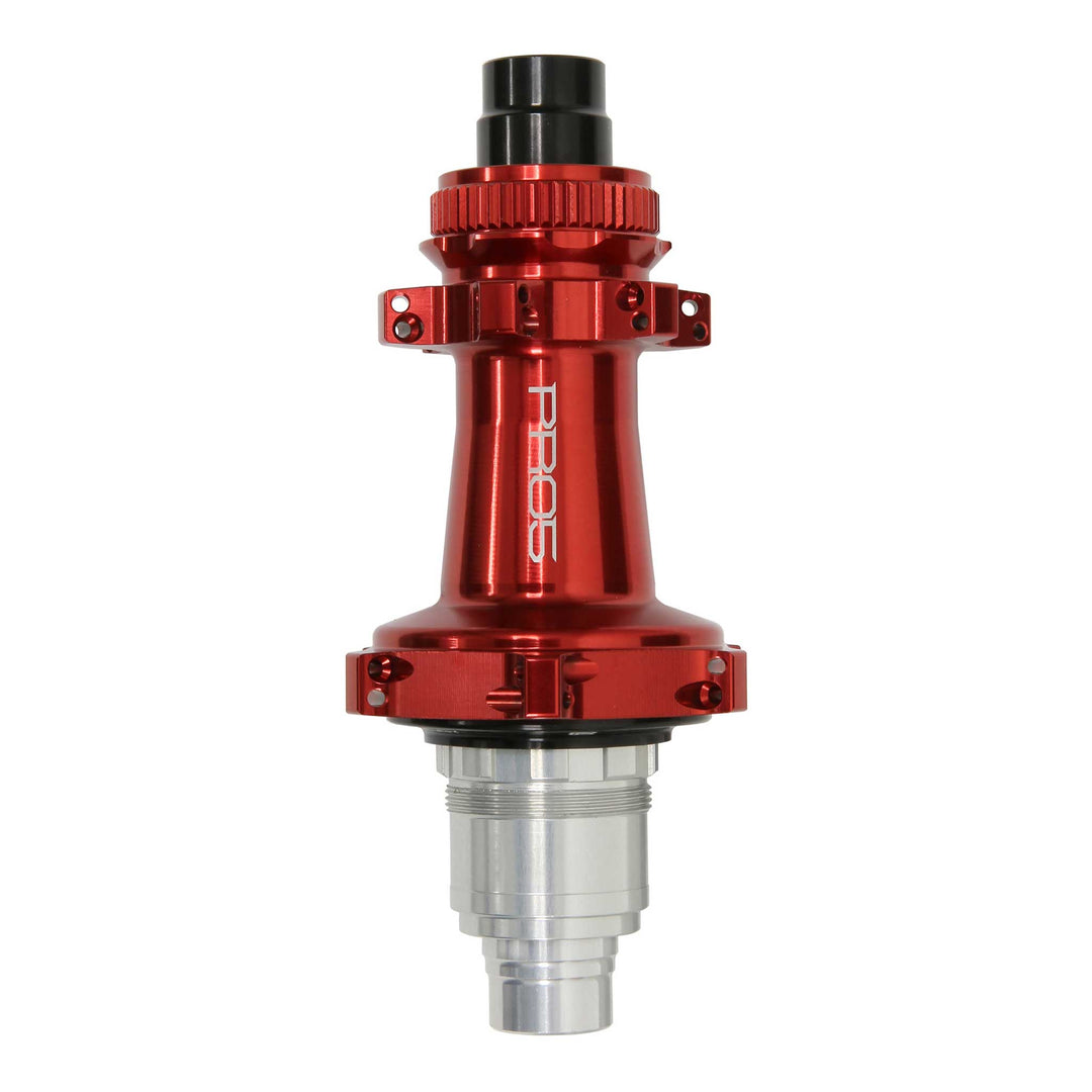 Hope Pro 5 Rear Centrelock Straight Pull Road Bike Hub Red with SRAM XD Freehub