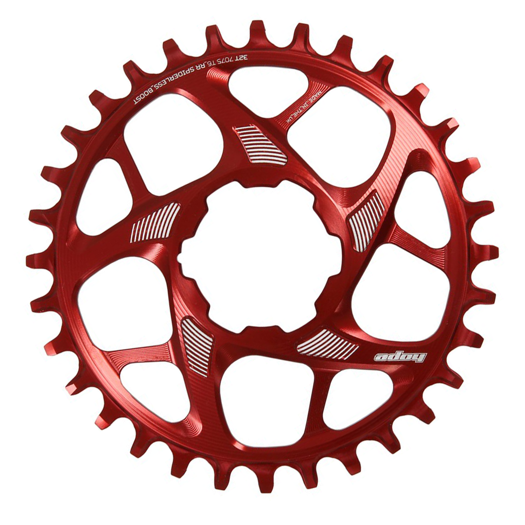 Hope R22 Spiderless Boost Retainer Ring Direct Mount Mountainbike Chainring Red