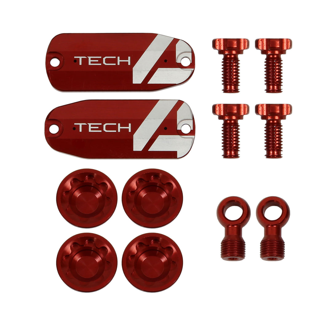 Hope Tech 4 E4 Customisation Kit Red