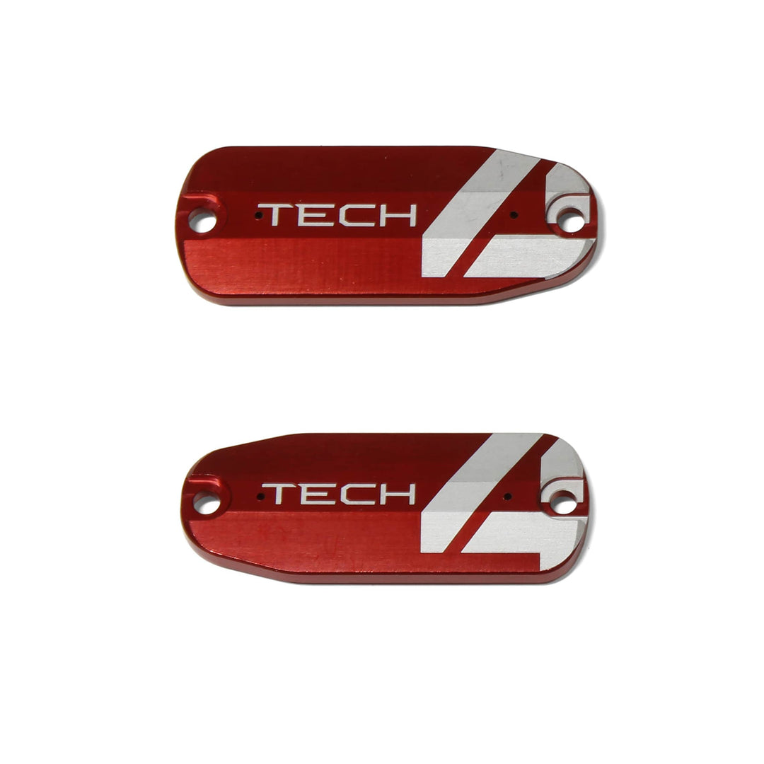 Hope Tech 4 Master Cylinder Cap Red Pair