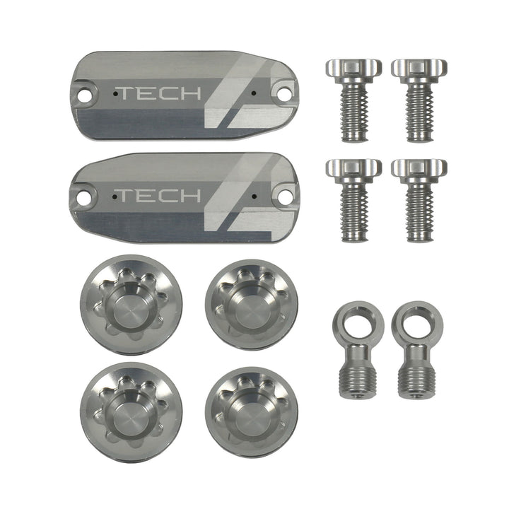 Hope Tech 4 V4 Customisation Kit Silver
