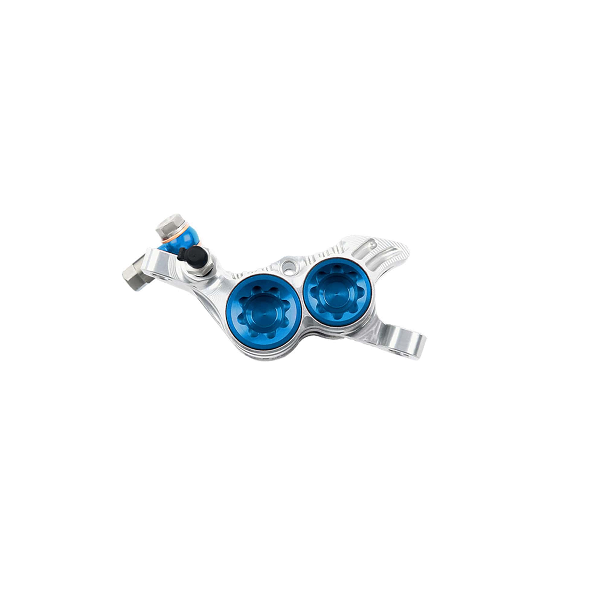 Hope V4 Brake Caliper Silver Blue