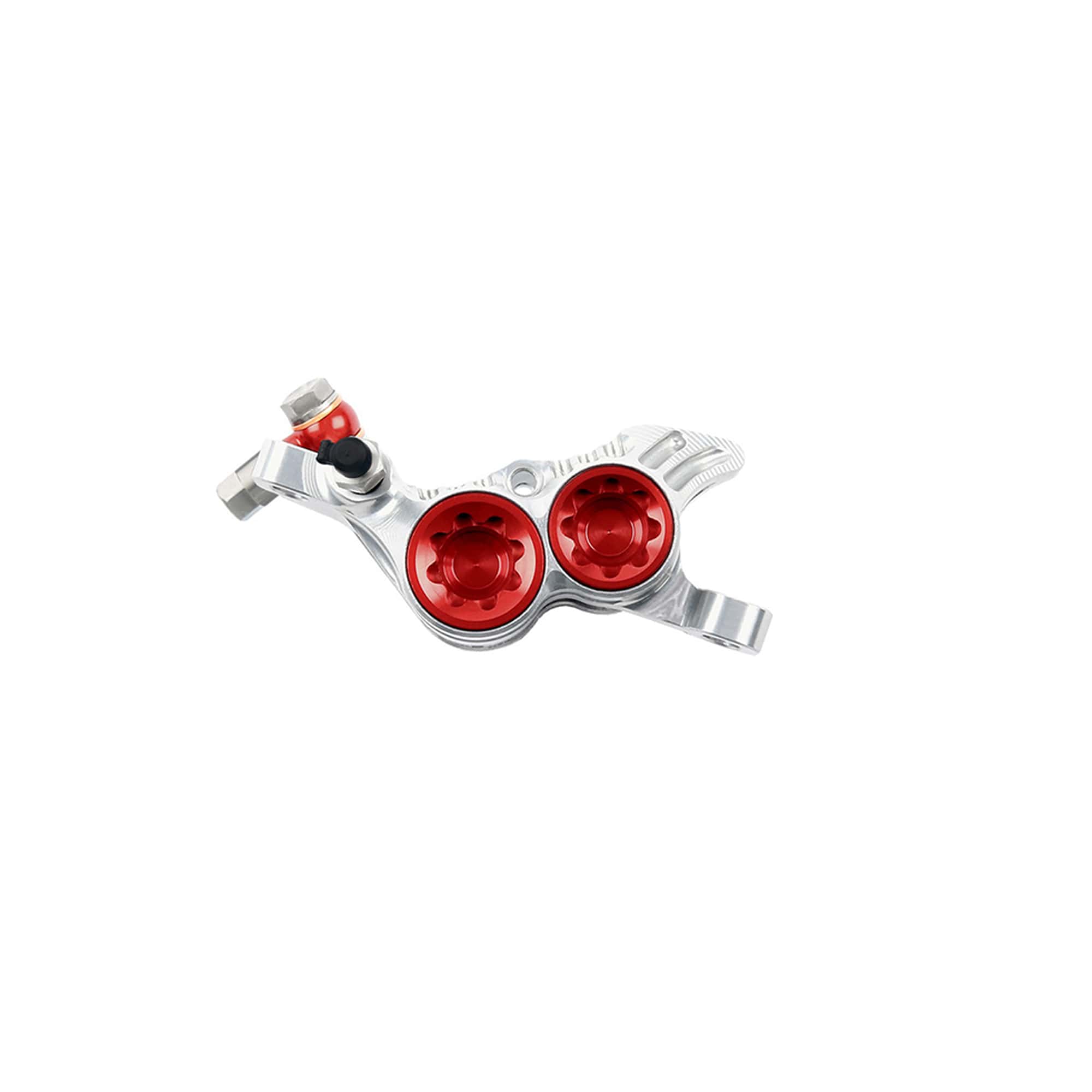 Hope V4 Brake Caliper Silver Red
