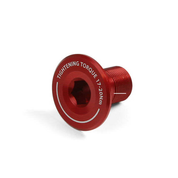 Hope Evo Cranks Non Drive Side End Cap Red