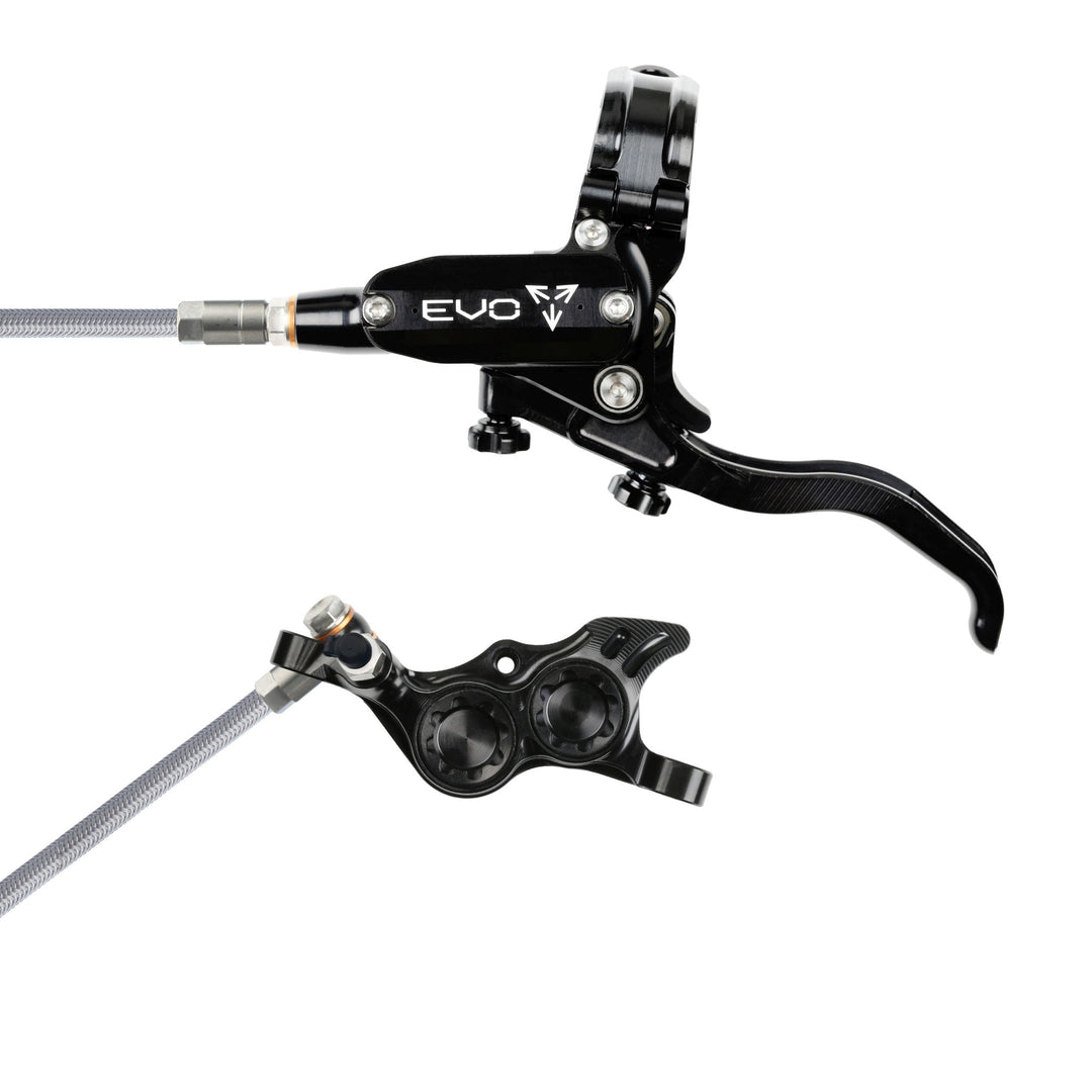 Hope EVO TR4 Mountain Bike Disc Brake with Braided Hose Black/Black Left
