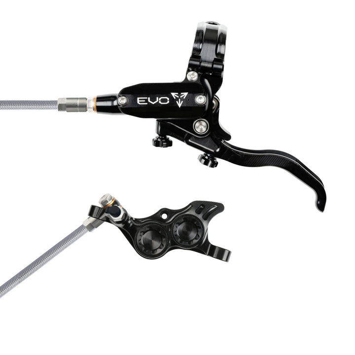 Hope EVO TR4 Mountain Bike Disc Brake with Braided Hose Black/Black Left