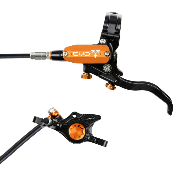 Hope EVO X2 Mountain Bike Disc Brake Black/Orange Left