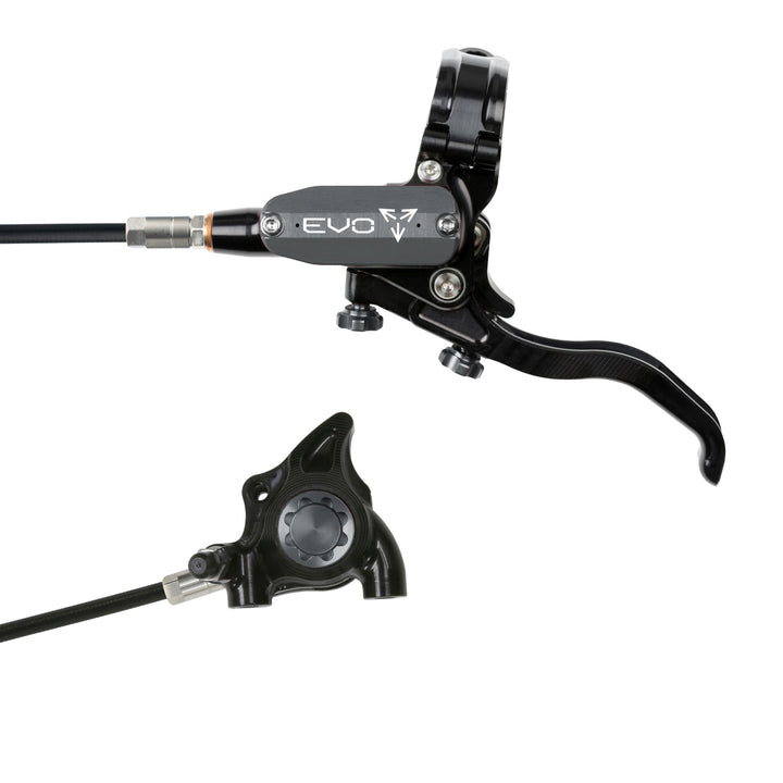 Hope EVO X2 Flat Mount Mountain Bike Disc Brake Black/Smoke Left