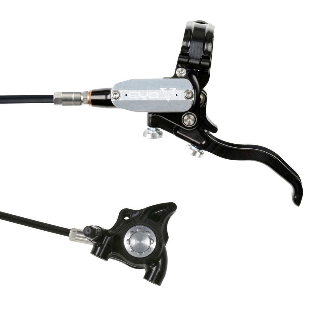 Hope EVO X2 Flat Mount Mountain Bike Disc Brake Black/Silver Left
