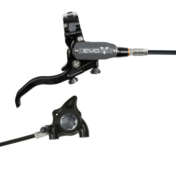 Hope EVO X2 Flat Mount Mountain Bike Disc Brake Black/Smoke Right