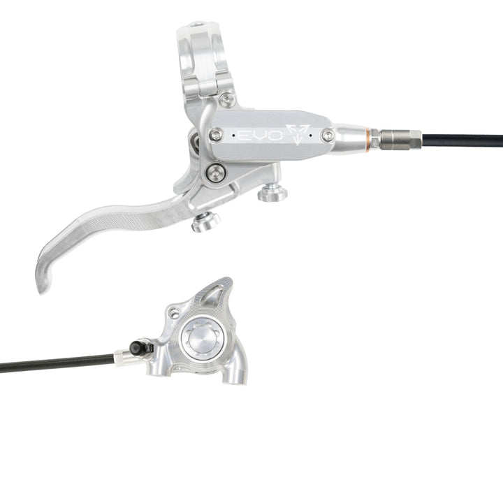 Hope EVO X2 Flat Mount Mountain Bike Disc Brake Silver/Silver Right