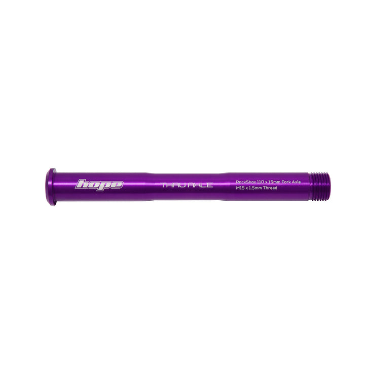 Hope Front Thru Axle Rockshox Purple