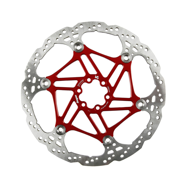 Hope V4 Vented Floating Brake Disc Rotor Red 220mm