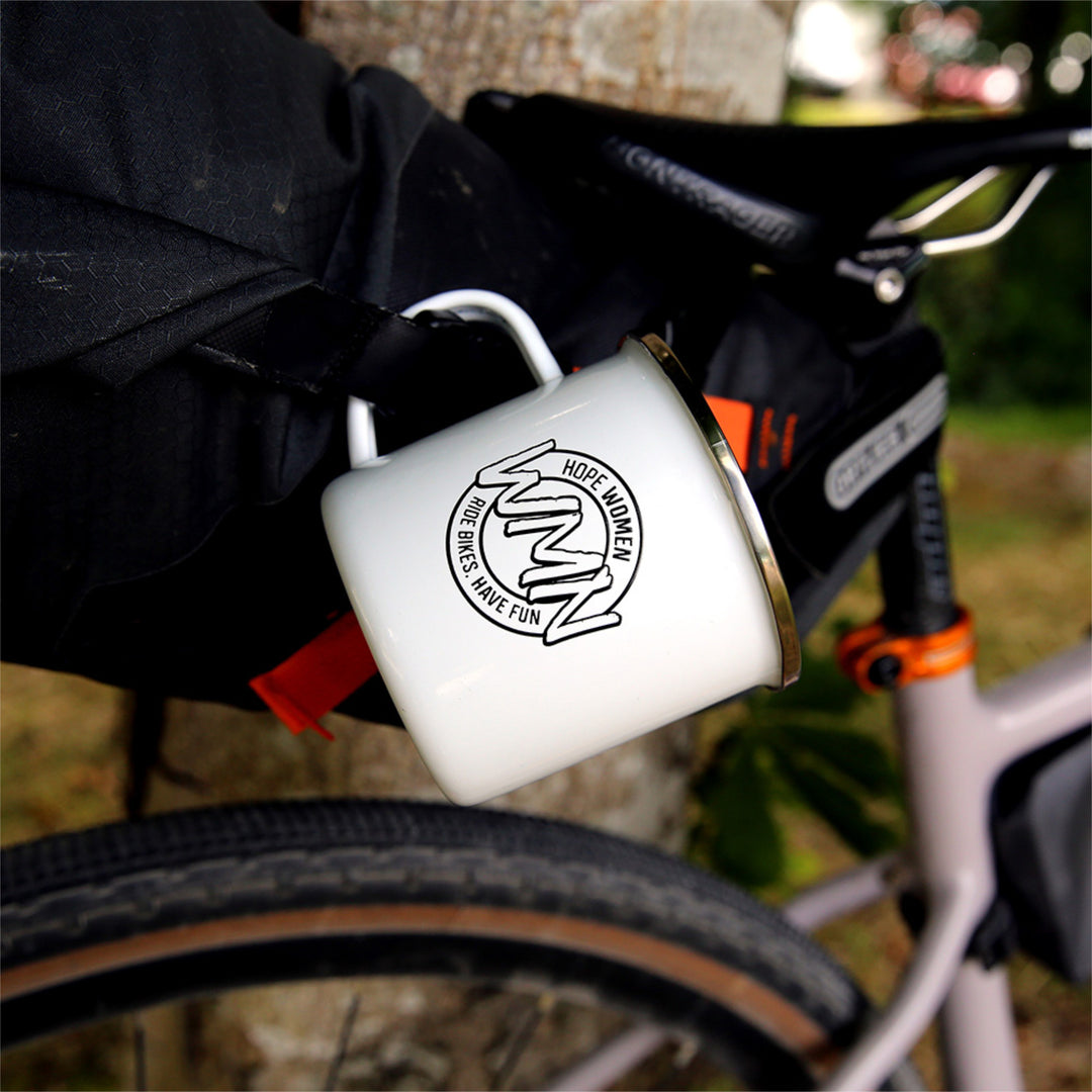 Hope WMN Enamel Mug - White