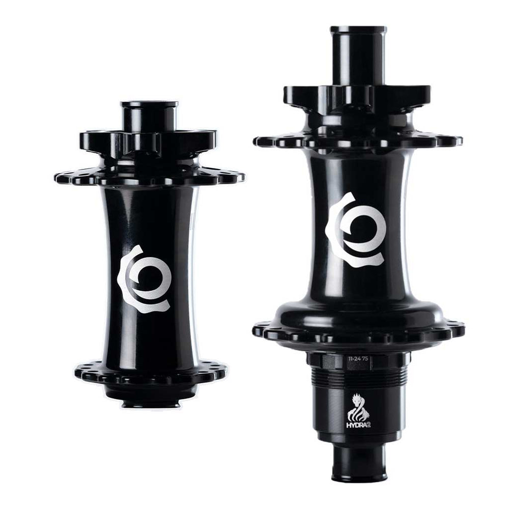 Industry Nine Hydra2 Classic Boost/SuperBoost 6 Bolt Hubs Front and Rear Pair Black