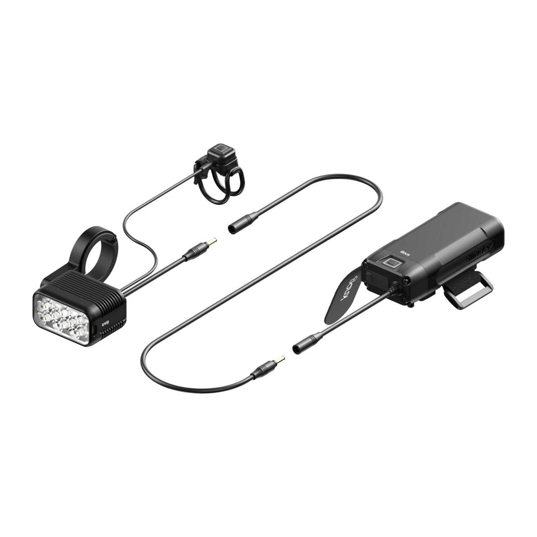 Knog Blinder X 2300 + 10 000 mAh Battery Pack