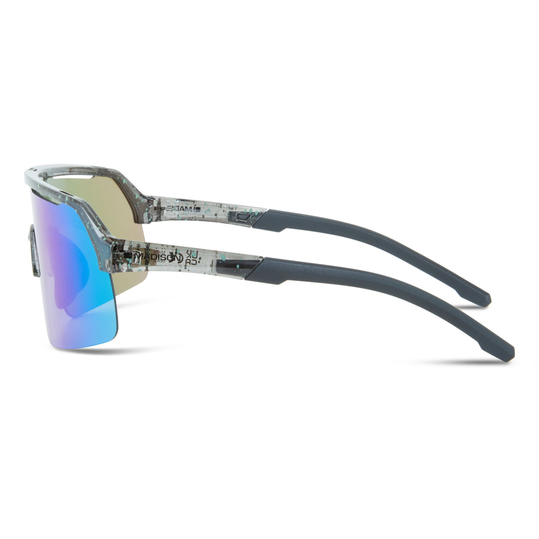 Madison Crypto Air Cycling Glasses Smoke Green Splatter - Green/Amber/Clear
