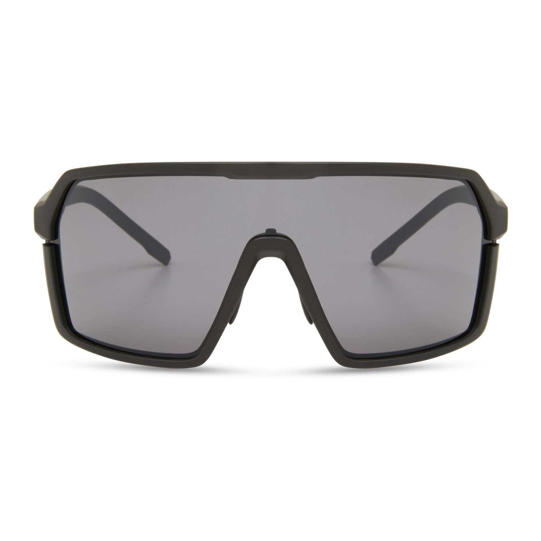 Madison Crypto Glasses Matt Black/Black Mirror Lens Front MCL22S616